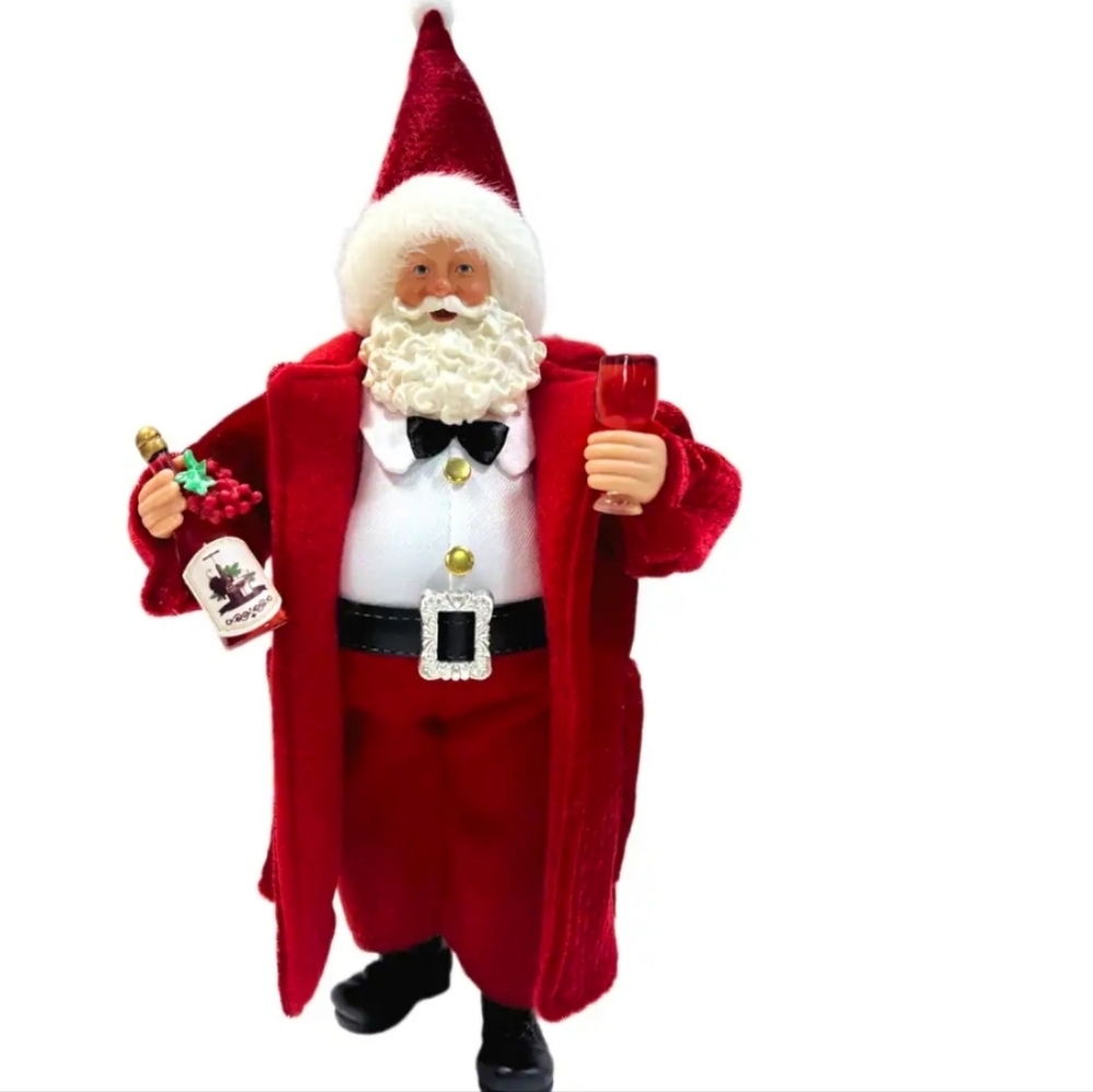NWT  Santa Tabletop Asland Decoration Approx 10.5"